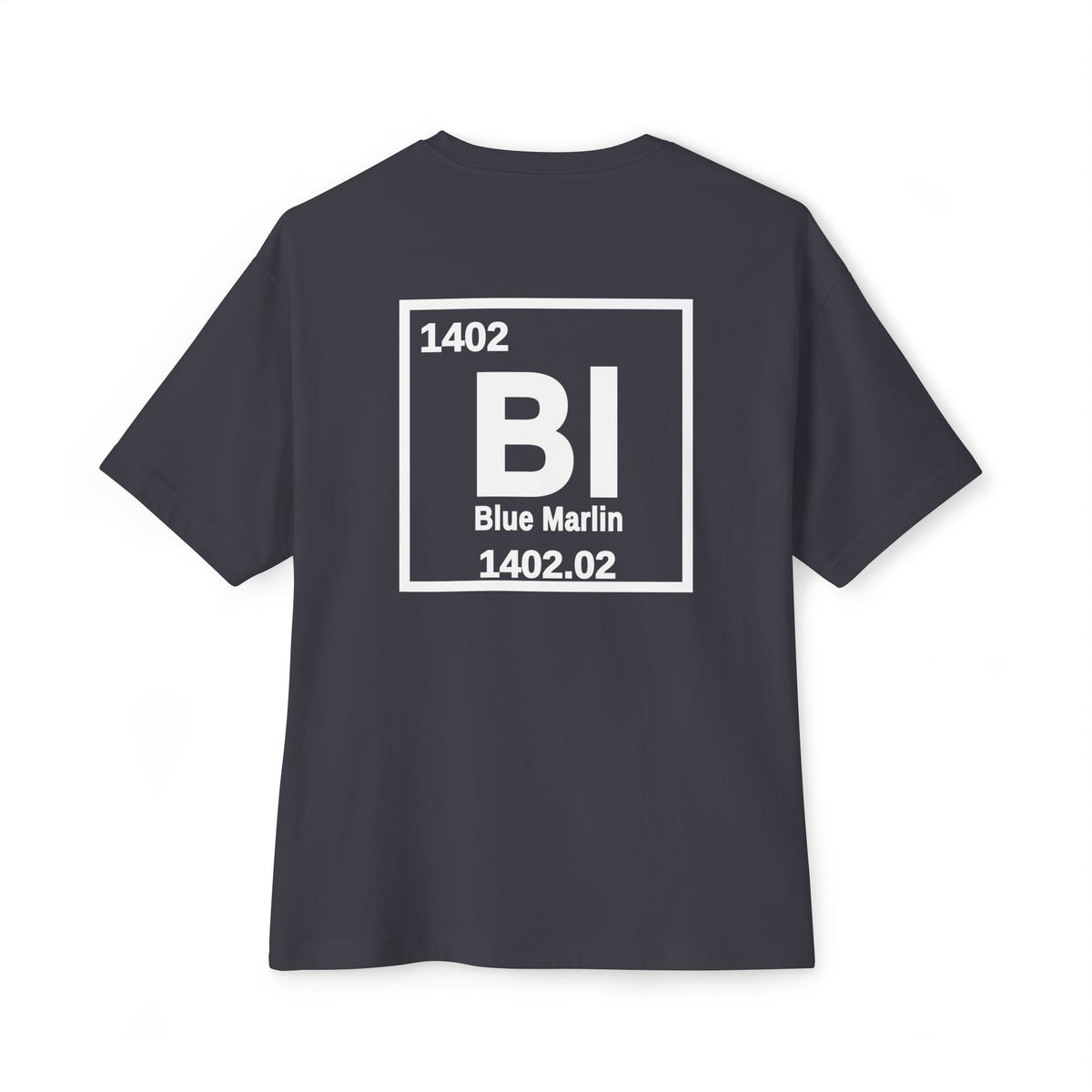 Blue Marlin 'Atomic Fishing' Tee — Vintage Atom Logo Graphic Shirt — Black-3