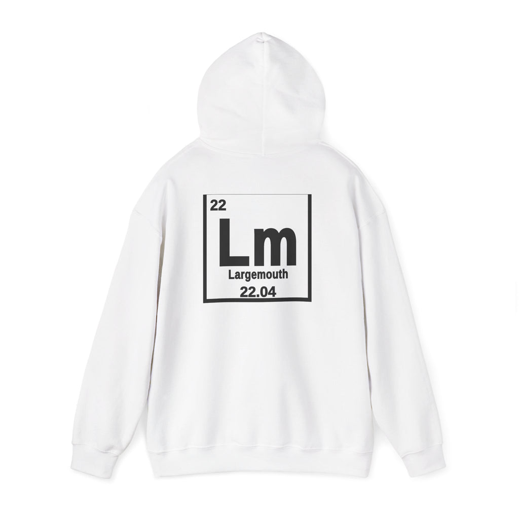 Large Mouth Bass Hoodie – 'Atomic' Fishing Graphic Pullover