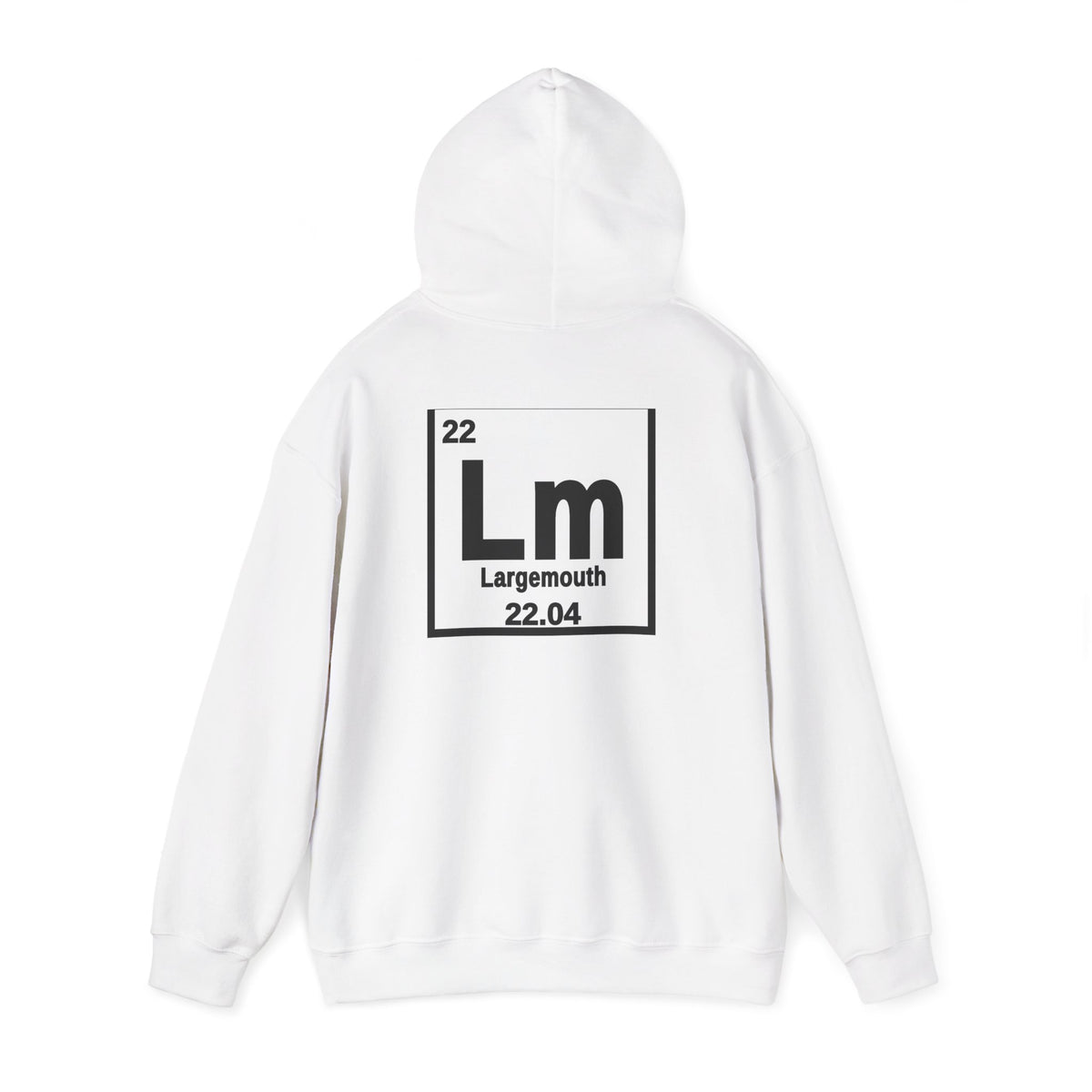 Large Mouth Bass Hoodie – 'Atomic' Fishing Graphic Pullover
