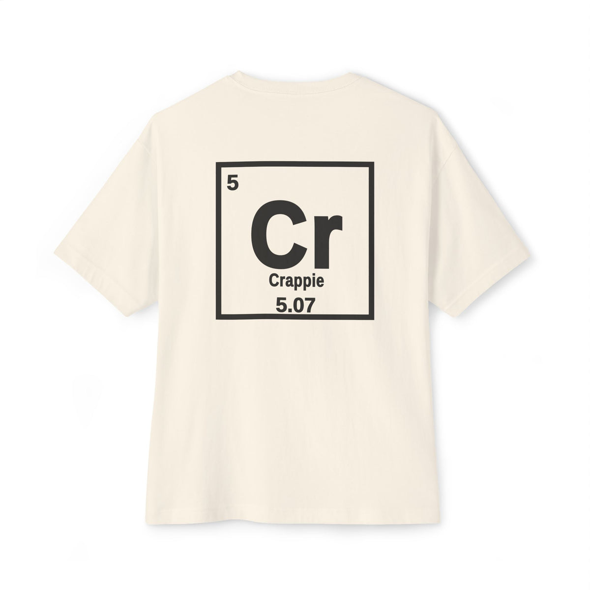 Crappie 'Atomic Fishing' Tee — Vintage Atom Logo Graphic Shirt-5