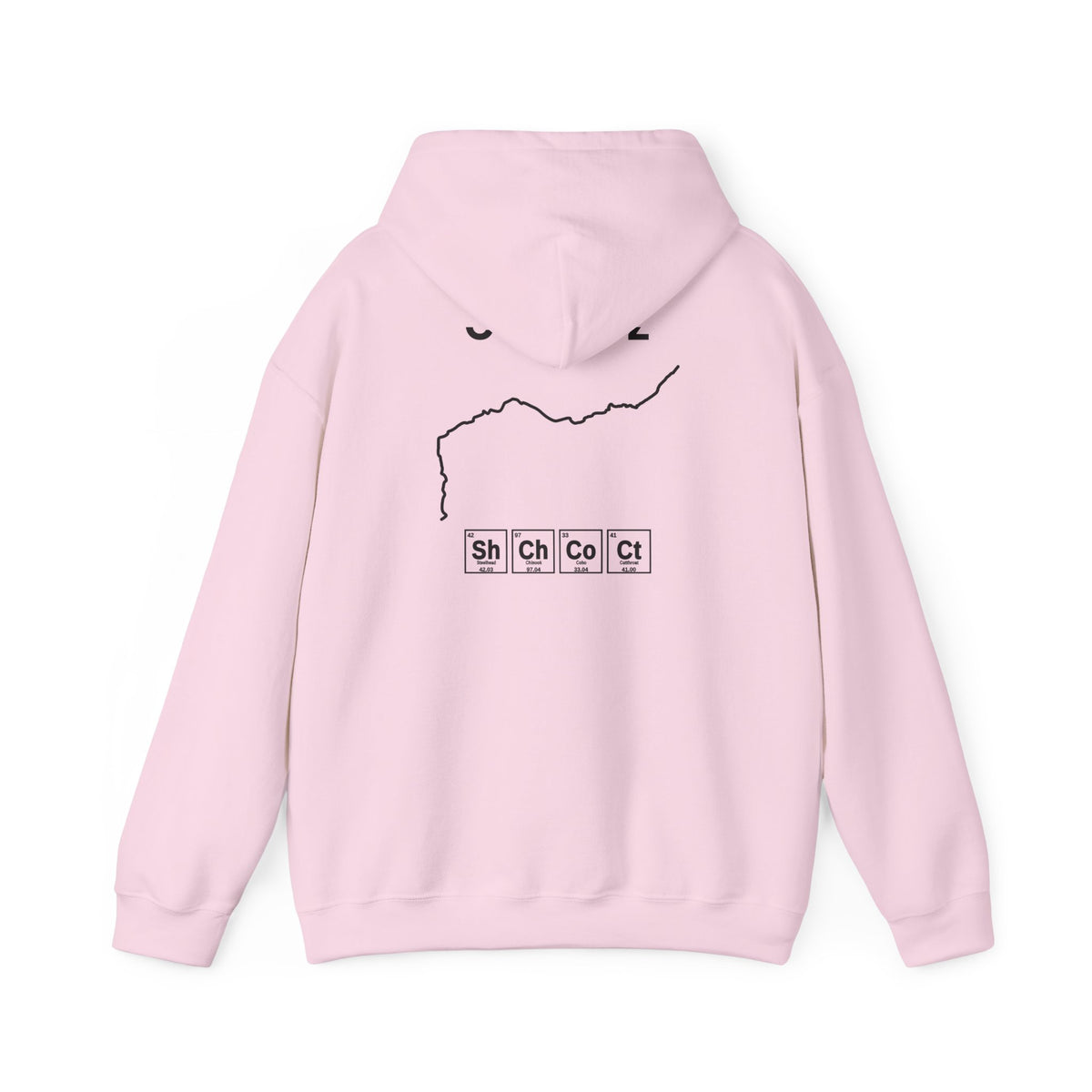 Cowlitz River, Washington Hoodie-17