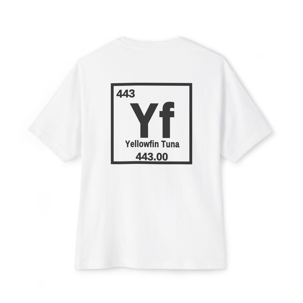 Yellowfin Tuna 'Atomic Fishing' Tee — Vintage Atom Logo Graphic Shirt-1