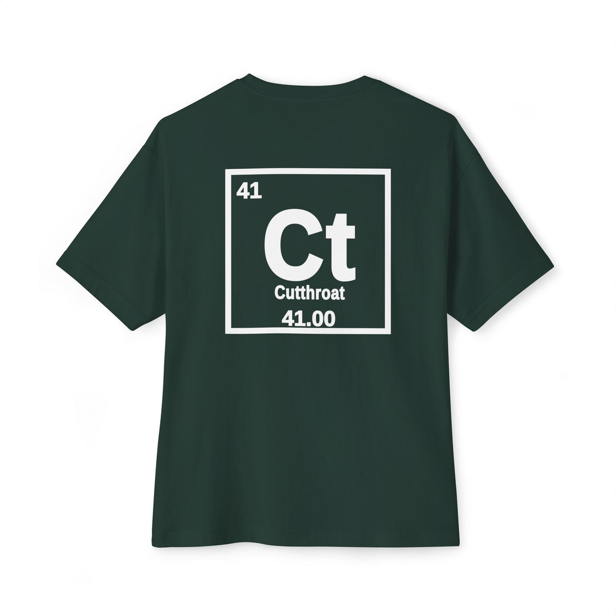 Cutthroat Trout 'Atomic Fishing' Tee — Vintage Atom Logo Graphic Shirt — Black-5