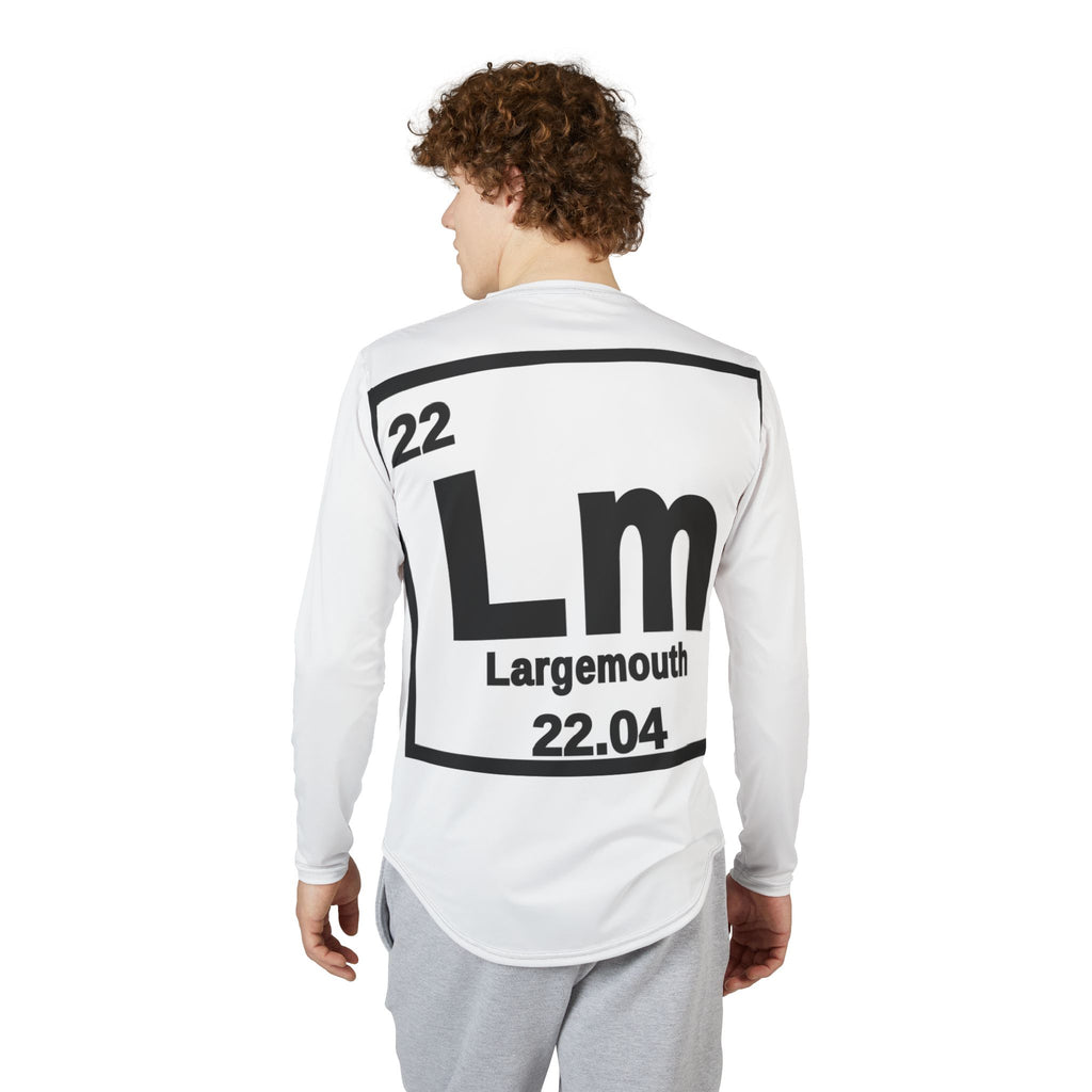 Atomic Fishing UV Long Sleeve Shirt — "Lm (Large Mouth Bass)" Graphic