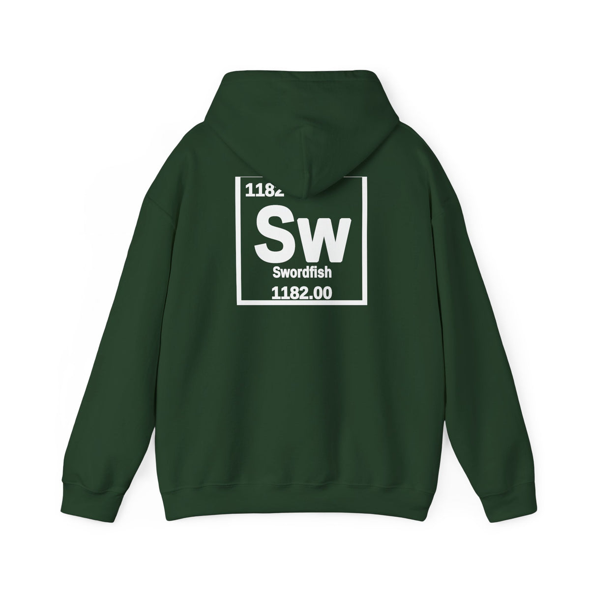 Swordfish 'Atomic Fishing' Hoodie – Fishing Logo Pullover — Black-3