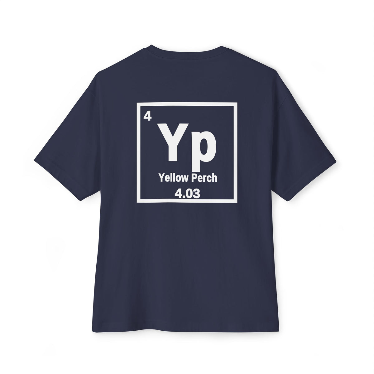 Yellow Perch 'Atomic Fishing' Tee — Vintage Atom Logo Graphic Shirt — Black-7