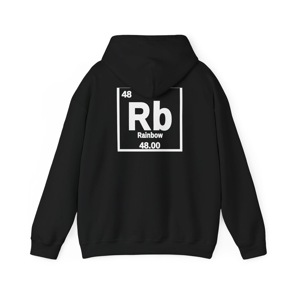 Rainbow Trout 'Atomic Fishing' Hoodie – Fishing Logo Pullover — Black-1