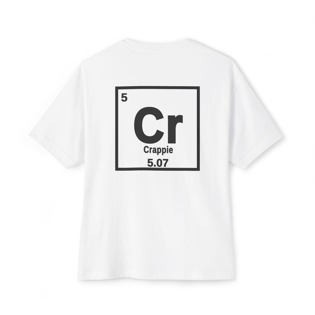 Crappie 'Atomic Fishing' Tee — Vintage Atom Logo Graphic Shirt