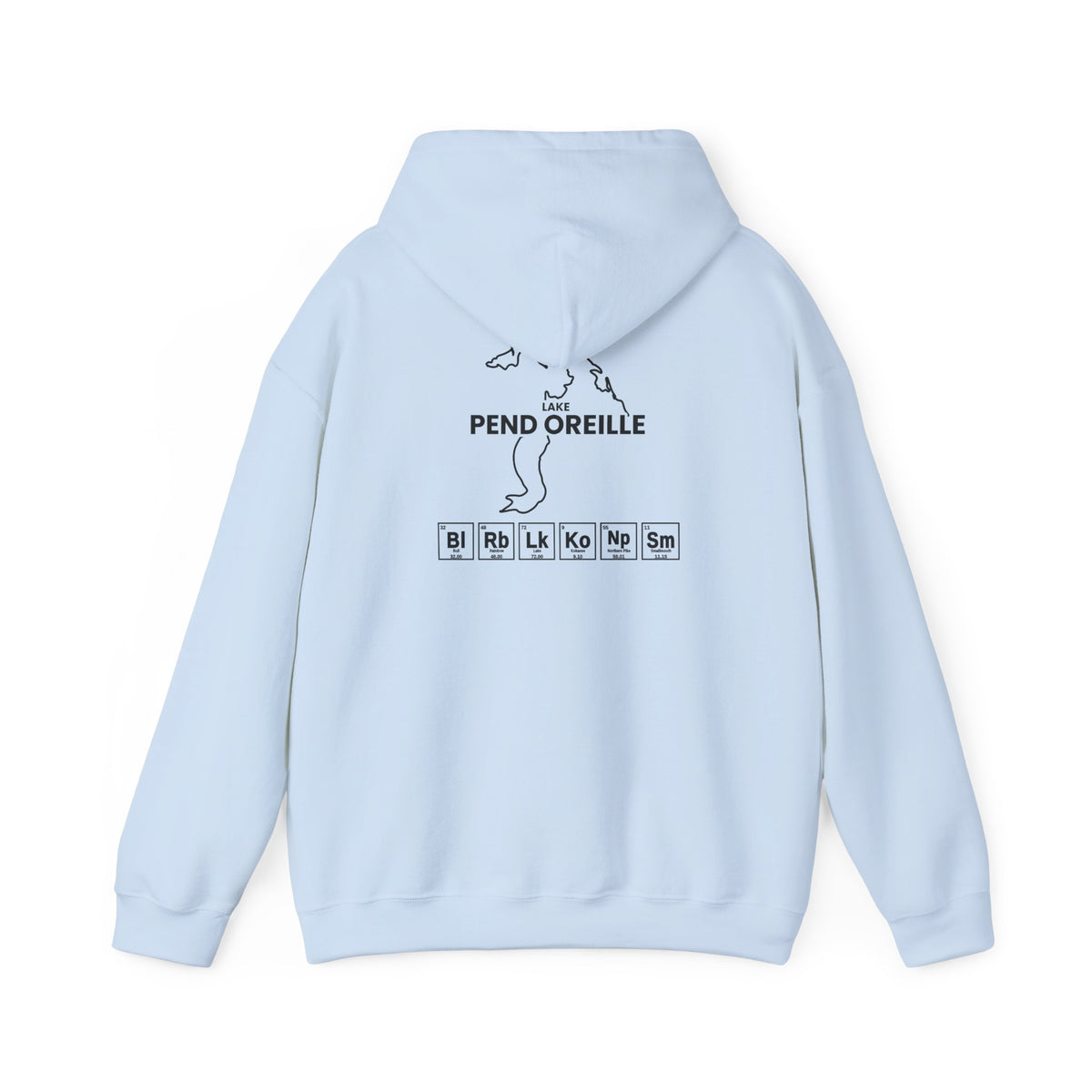 Lake Pend Oreille, Idaho Hoodie-11