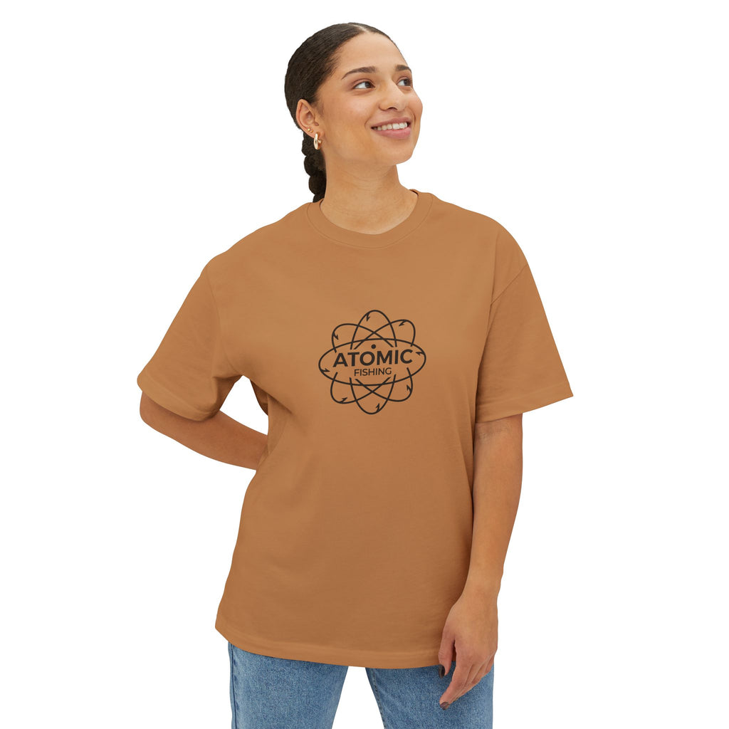 Atomic Fishing Tee — Vintage Atom Logo Graphic Shirt