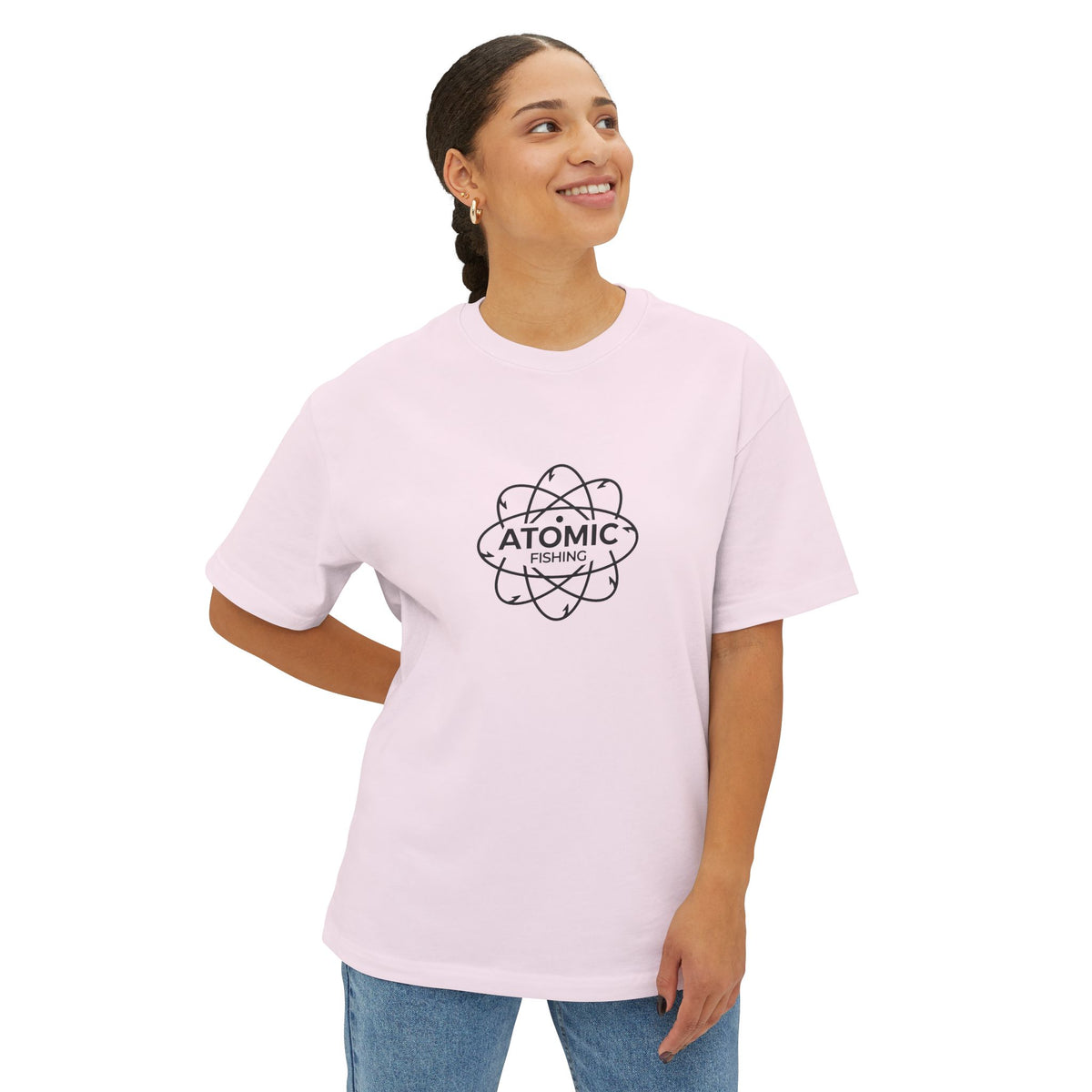 Redfish 'Atomic Fishing' Tee — Vintage Atom Logo Graphic Shirt-12