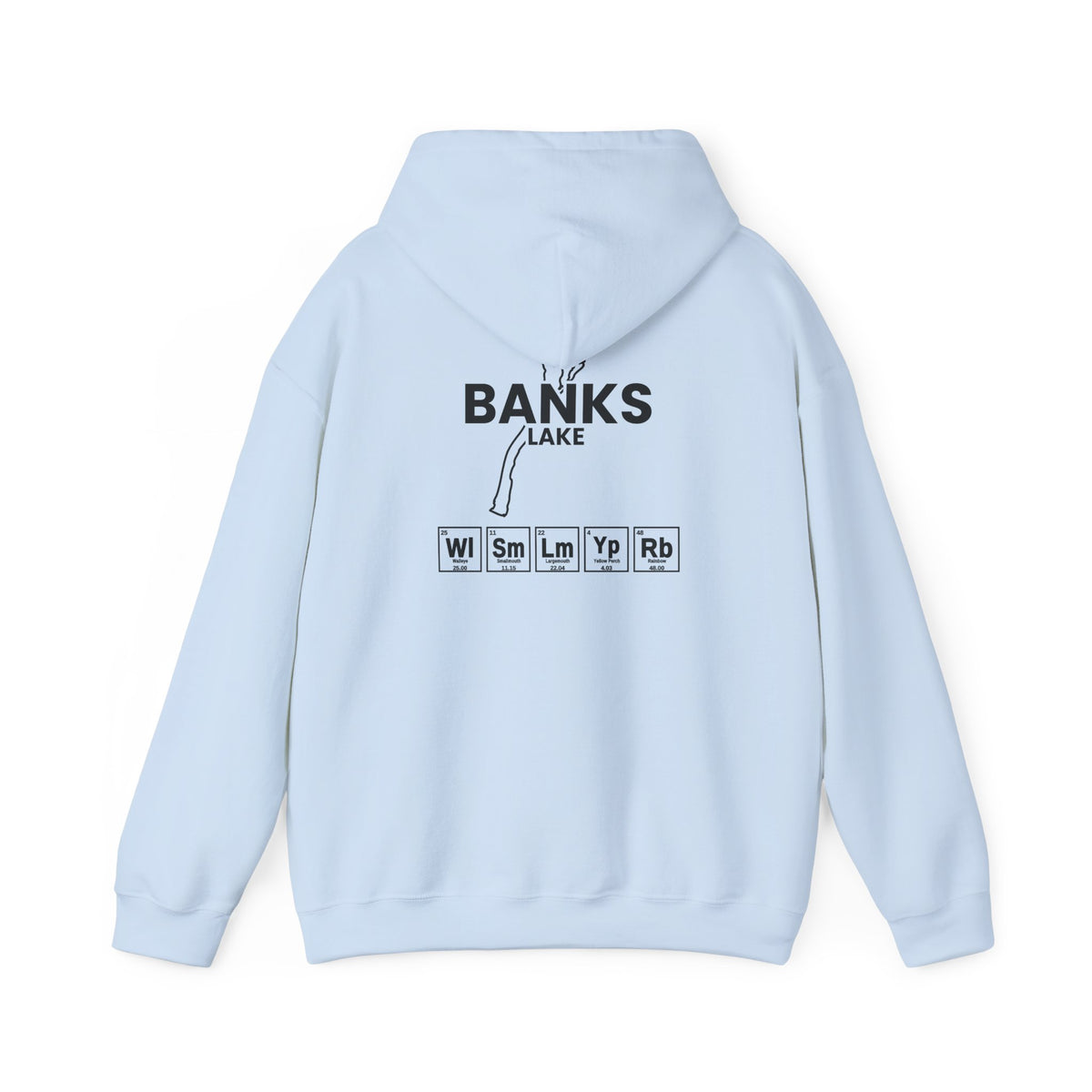 Banks Lake, Washington Hoodie-11
