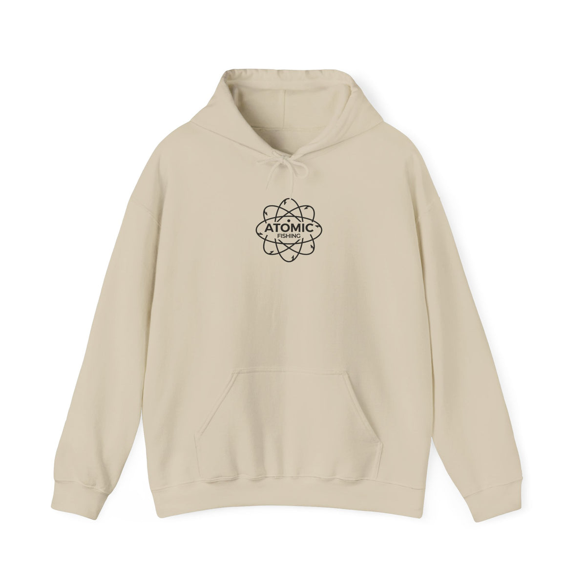 Alligator Gar 'Atomic Fishing' Hoodie – Fishing Logo Pullover-4