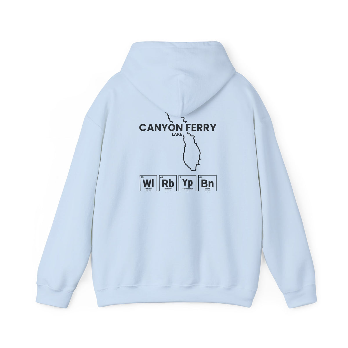 Canyon Ferry Lake, Montana Hoodie-11