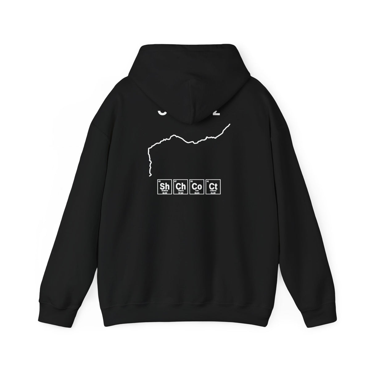 Cowlitz River, Washington Hoodie-3