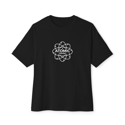 Blue Marlin 'Atomic Fishing' Tee — Vintage Atom Logo Graphic Shirt — Black