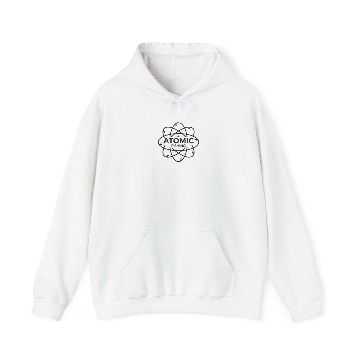 Large Mouth Bass Hoodie – 'Atomic' Fishing Graphic Pullover