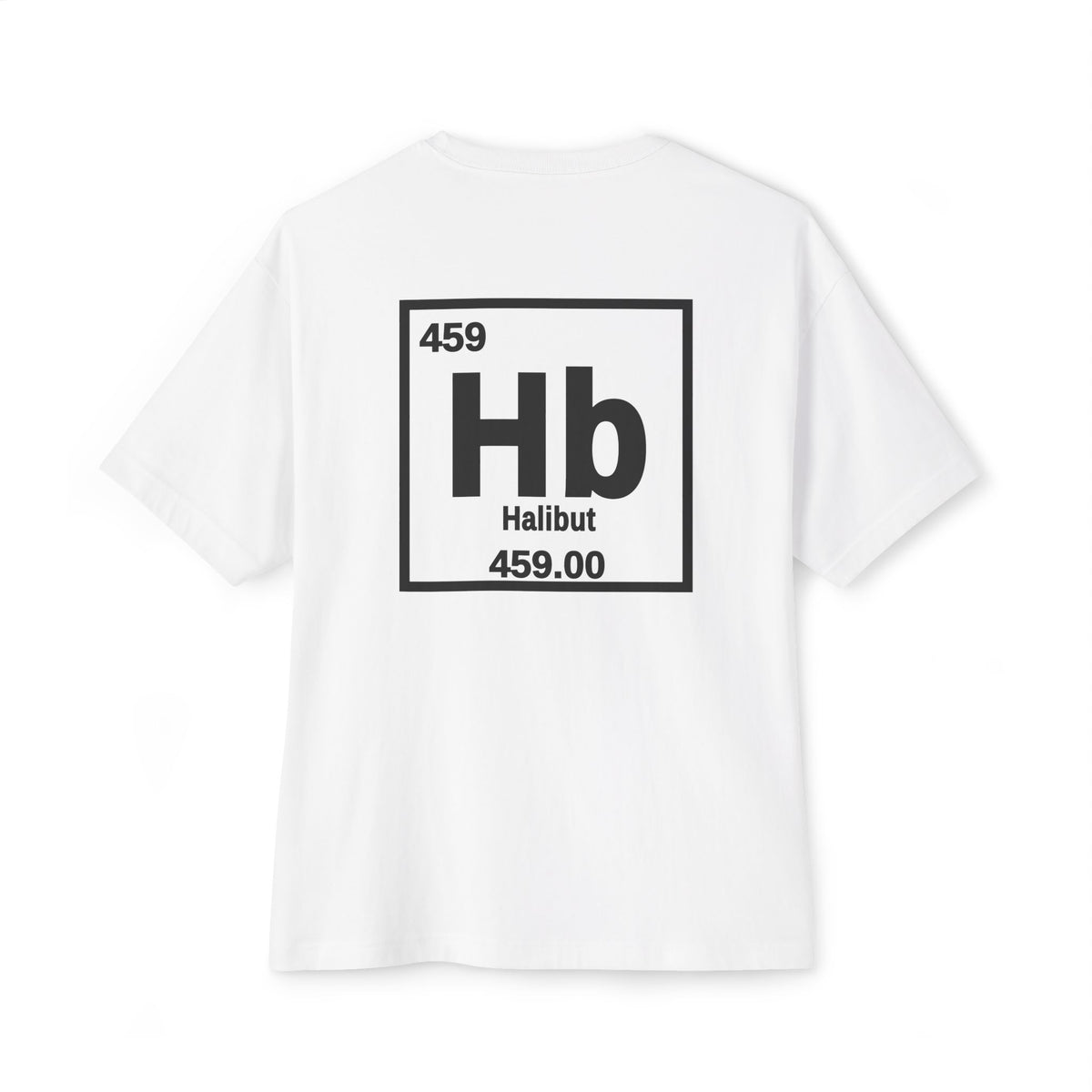 Halibut 'Atomic Fishing' Tee — Vintage Atom Logo Graphic Shirt