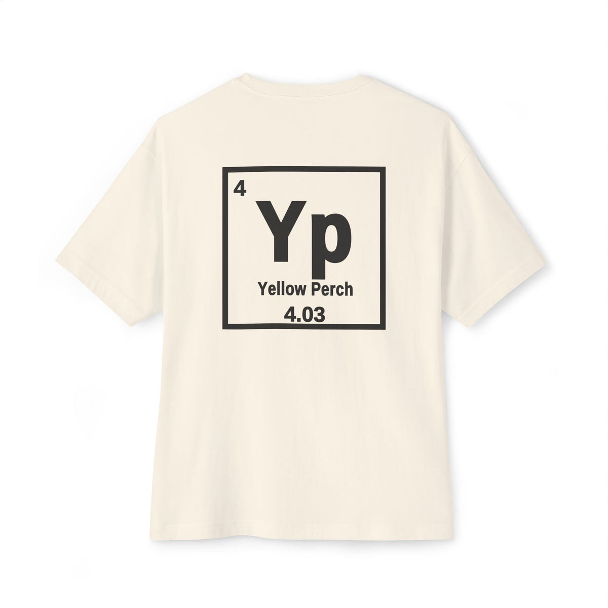 Yellow Perch 'Atomic Fishing' Tee — Vintage Atom Logo Graphic Shirt-5