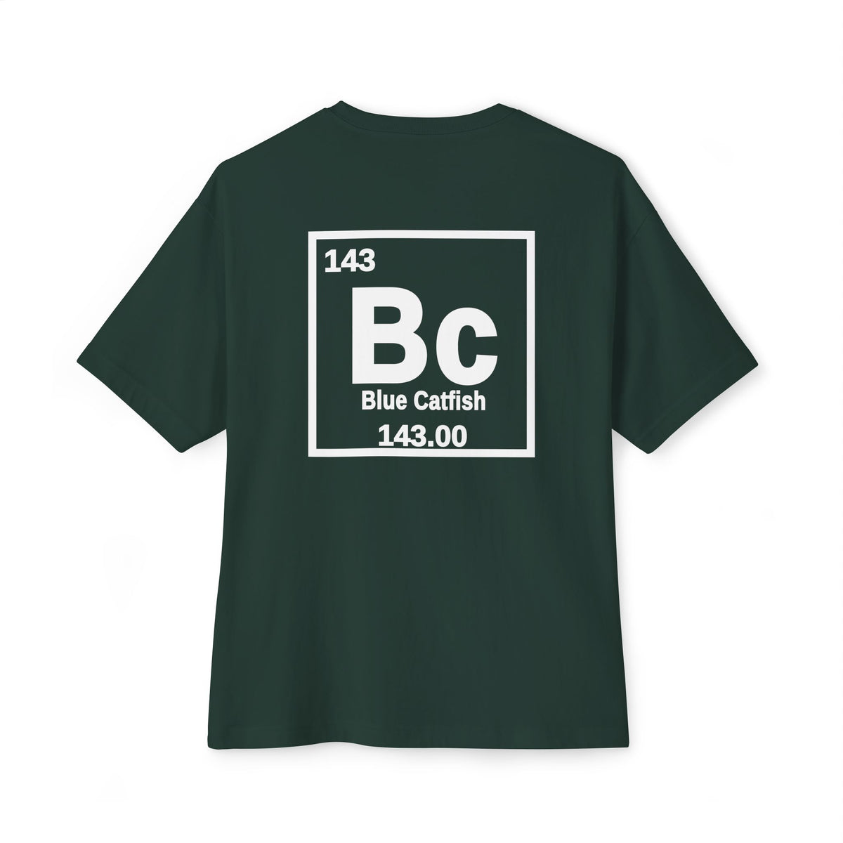 Blue Catfish 'Atomic Fishing' Tee — Vintage Atom Logo Graphic Shirt — Black-5