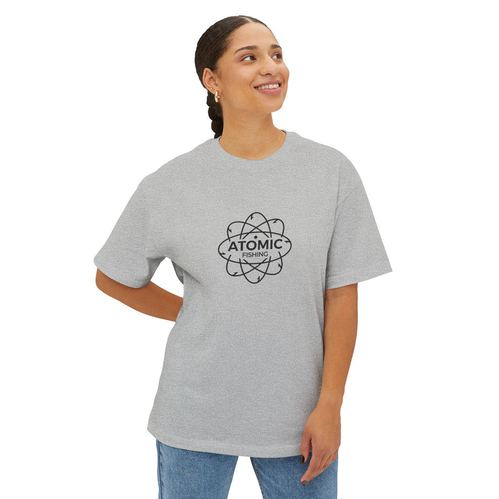 Atomic Fishing Tee — Vintage Atom Logo Graphic Shirt