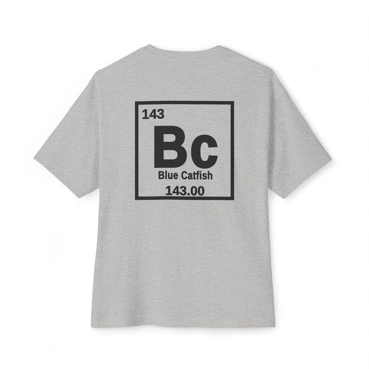 Blue Catfish 'Atomic Fishing' Tee — Vintage Atom Logo Graphic Shirt-9