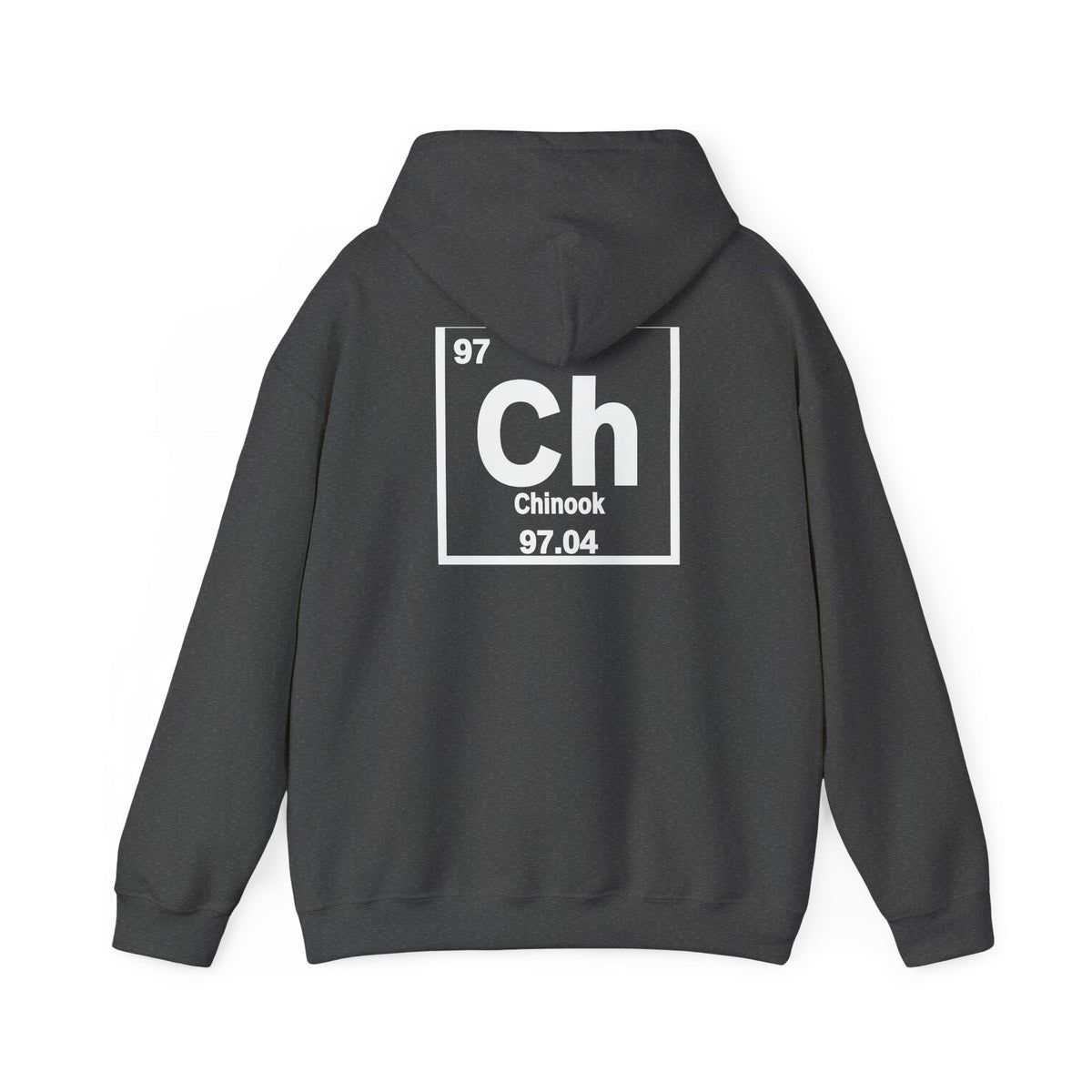 Chinook 'Atomic Fishing' Hoodie – Fishing Logo Pullover — Black-5