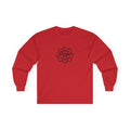 Long Sleeve Tee — 'Lm Large Mouth Bass' Atomic Logo Fishing Graphic