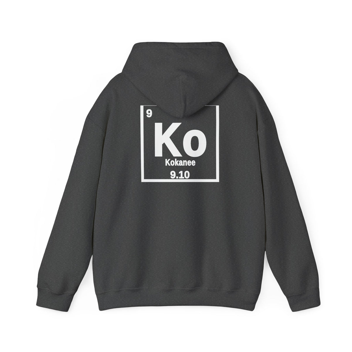 Kokanee Atomic 'Ko' Element Hoodie — Science-Inspired Graphic Pullover — Black-5
