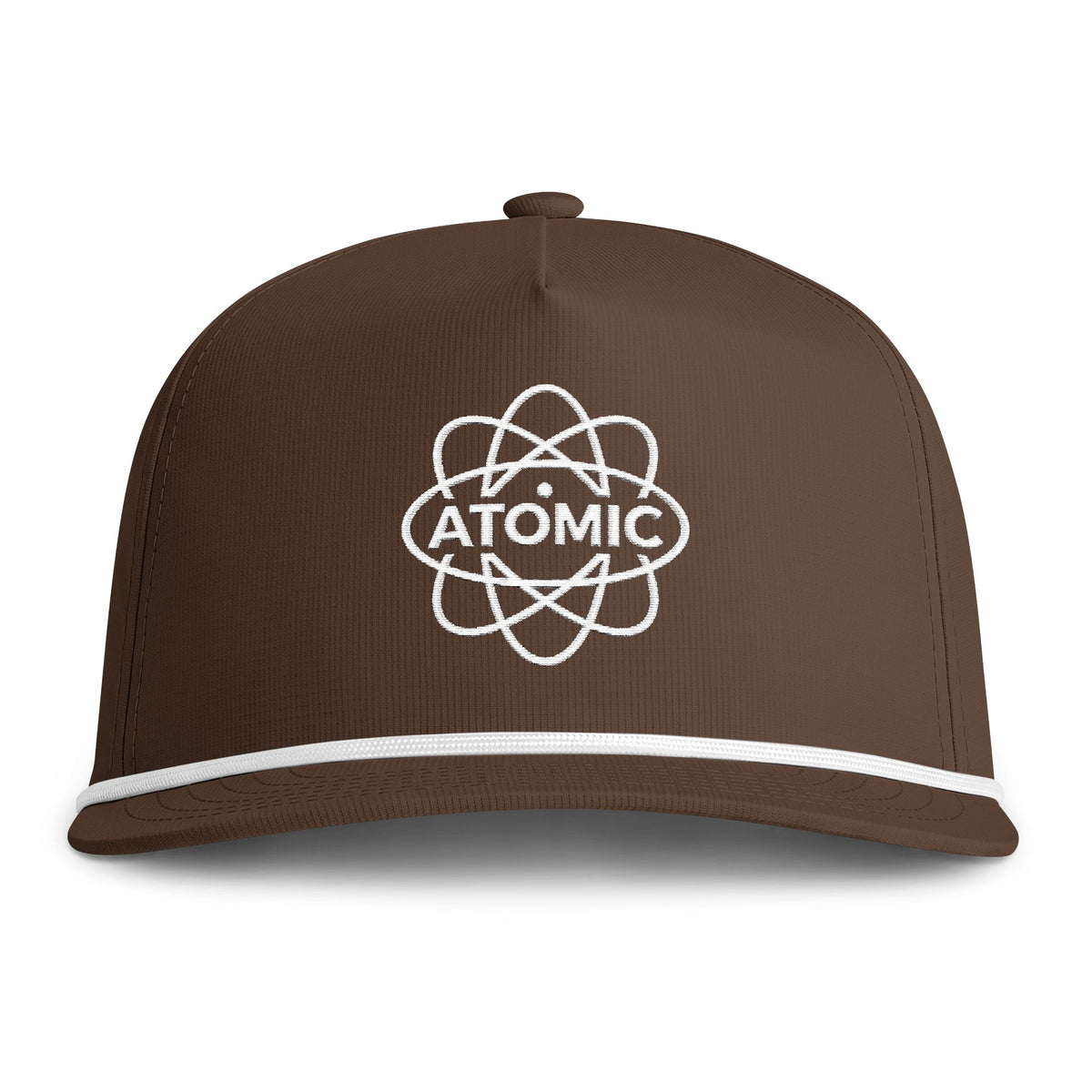 Atomic Fishing Embroidered Rope Cap — Espresso-1
