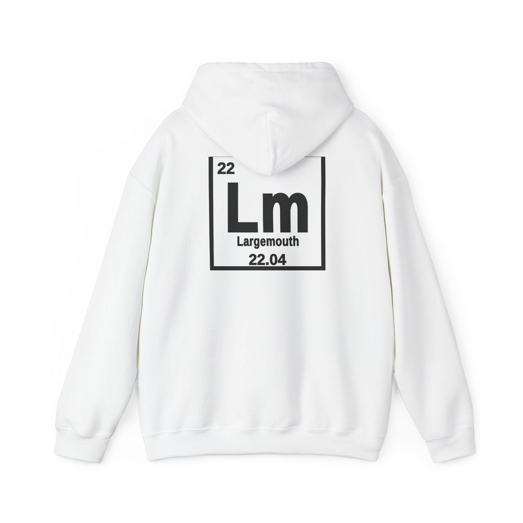 Large Mouth Bass Hoodie – 'Atomic' Fishing Graphic Pullover