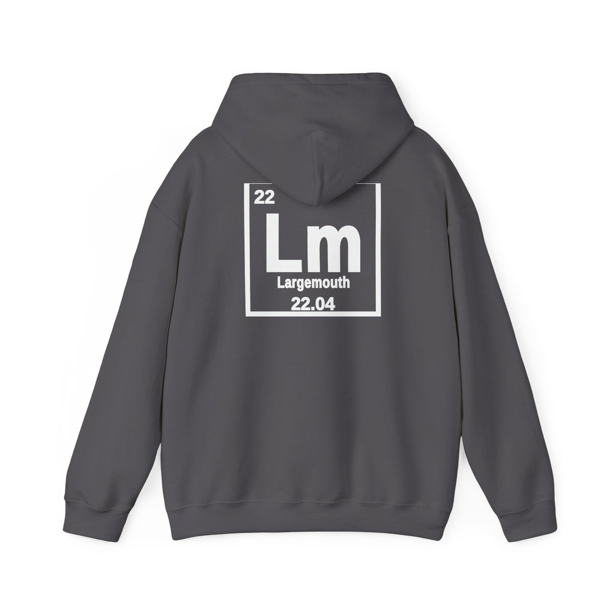 Large Mouth Bass Hoodie – 'Atomic' Fishing Graphic Pullover — Black-7