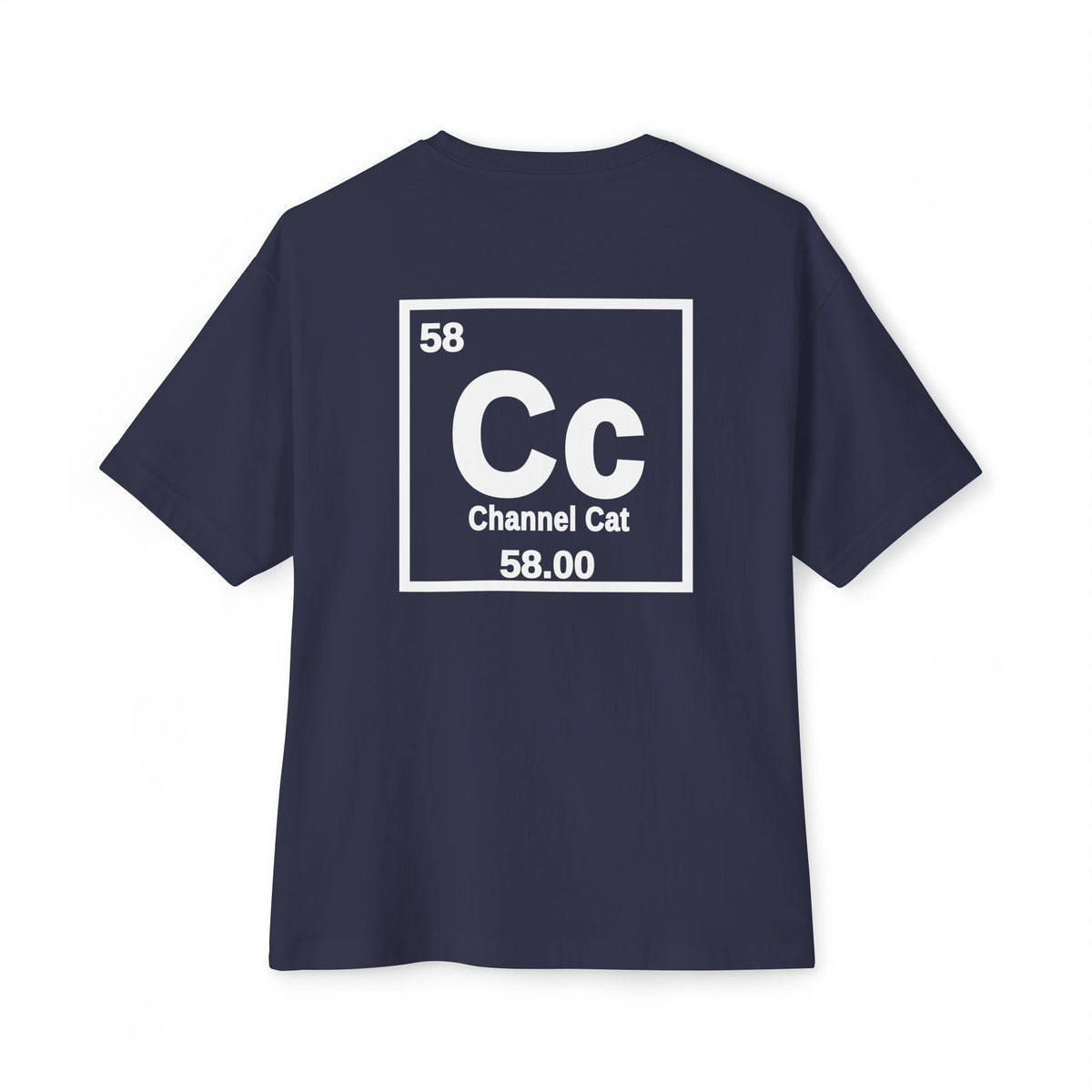 Channel Catfish 'Atomic Fishing' Tee — Vintage Atom Logo Graphic Shirt — Black-7